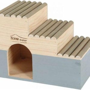 ZOLUX KNAAGDIERHUIS HOME COLOR TRAP GRIJS 30X18X23,5 CM