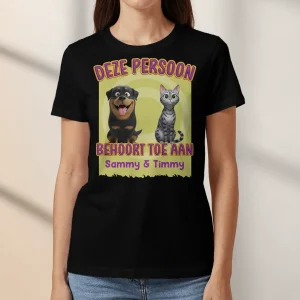 Deze persoon is van mij - Gepersonaliseerd T-Shirt