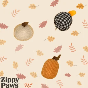 ZippyPaws Miniz Gourds and Pumpkins